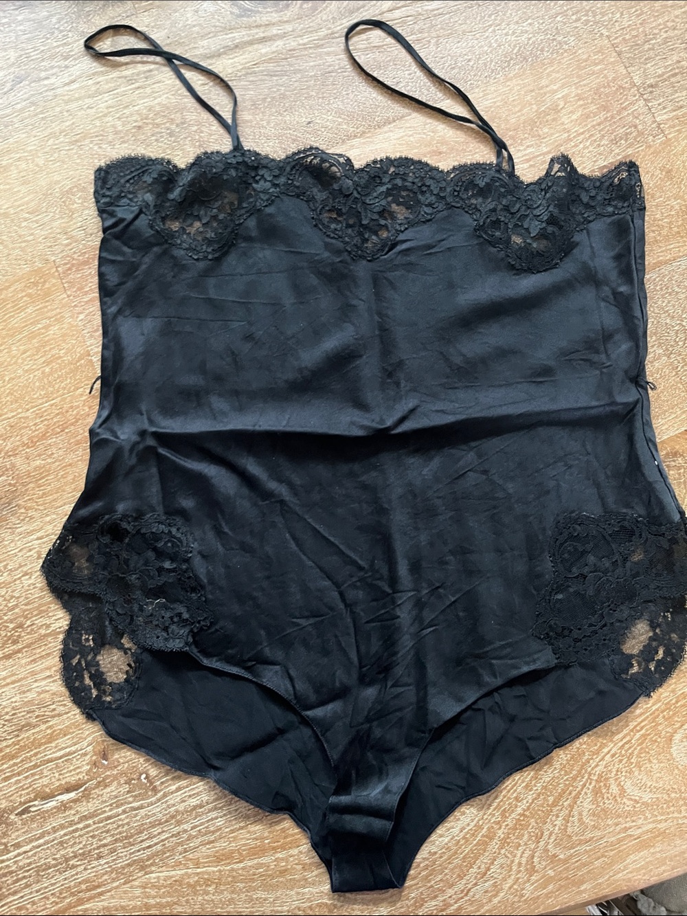 Victoria secret lace silk teddy/ bodysuit